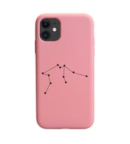 Kova Burcu (Aquario) Yıldız Haritası Tasarımlı Kılıf iPhone 11