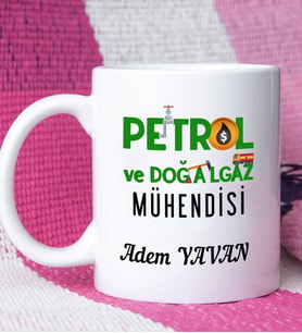 Petrol Ve Doğalgaz Mühendisi Kupa Bardak