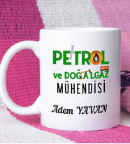 Petrol Ve Doğalgaz Mühendisi Kupa Bardak