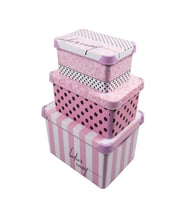Style Box Lady's Secret - 3'lü Set Dekoratif Saklama Kutusu