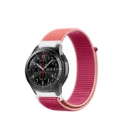 BİPOWER Huawei Watch 22mm KRD3 Hasır Kordon (Vişne)