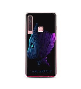 Baby Groot Tasarım Süper Şeffaf Silikon Telefon Kılıfı Samsung A9 (2018)  