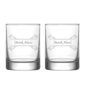 Kişiye Özel İkili Tekila Shot Bardağı Model - 13