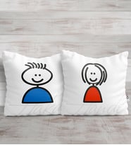BK Gift Kişiye Özel İkili Sevgili Yastık Seti - 9