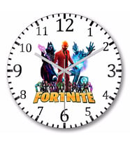 Fortnite    Duvar  Saati Bombeli Gercek Cam