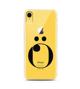 Iphone XR Harf Tasarımlı Telefon Kılıfı Ö-Harfi 