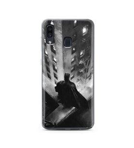 Batman Tasarım Süper Şeffaf Silikon Telefon Kılıfı Samsung A30