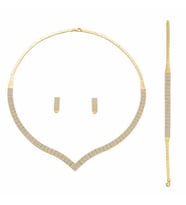 Suyolu Set 3 Sıra 27,00 Gram 14 Ayar Altın (Sarı)