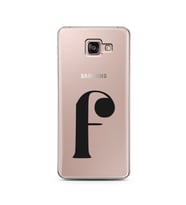 Samsung A7 (2016) Harf Tasarımlı Telefon Kılıfı F-Harfi 