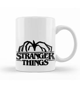 Stranger Things Demogorgon Logo Kupa Bardak Porselen