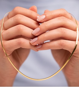 Mode Silver Gold İtalyan zincir