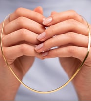 Mode Silver Gold İtalyan zincir