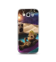 Baby Groot Tasarım Süper Şeffaf Silikon Telefon Kılıfı Samsung Grand Neo