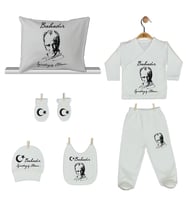 Pia Baby Gl 1952-08 İsme Özel Yastık Zıbın Set