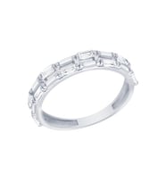 Diamond Line-Gülaylar Altın 14 Ayar Baget Taşlı Yüzük