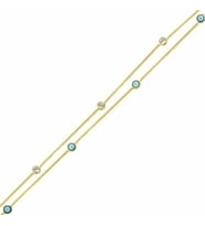 Bileklik Tiffany Model 3,12 Gram 14 Ayar Altın