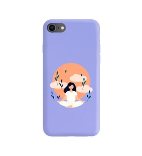Mor Lansman Kılıf iPhone 8