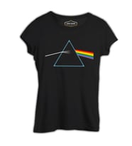 Pink Floyd - Dark Side of the Moon Siyah Kadın Tshirt