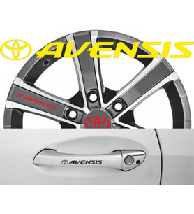Toyota Avensis Kapı Kolu Sticker Yapıştırma 8Adet