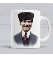 Mustafa Kemal Atatürk Söz Kupa Bardak  Porselen