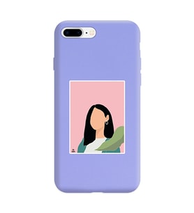 Lila Lansman Telefon Kılıfı Iphone 7 Plus