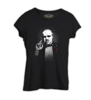 The Godfather - The Rule Siyah Kadın Tshirt