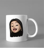 Emoji Kız Stiker Kupası