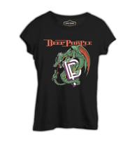 Deep Purple Siyah Kadın Tshirt