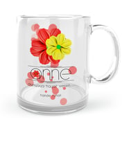 BK Gift Kişiye Özel Anne Anlamı Cam Kupa Bardak  11