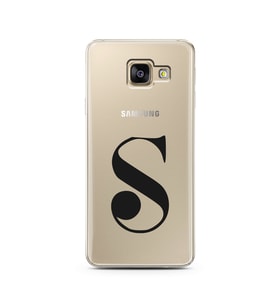 Samsung A3 (2017) Harf Tasarımlı Telefon Kılıfı S-Harfi 