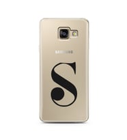 Samsung A3 (2017) Harf Tasarımlı Telefon Kılıfı S-Harfi 