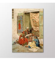 Arty Tablo Carpet Seller Tablo (Karışık)
