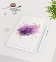 BK Gift Kişiye Özel Sevgililer Günü Beyaz Defter Kalem Seti-121