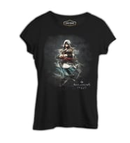 Assassin's Creed 2 Siyah Kadın Tshirt