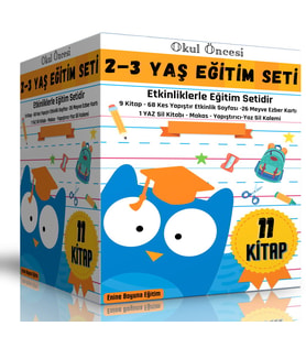 2-3 Yaş Eğitim Seti (11 Kitap)