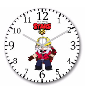 Brawl Stars  Dynamike Duvar Saati Bombeli Gercek Cam