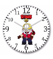 Brawl Stars  Dynamike Duvar Saati Bombeli Gercek Cam
