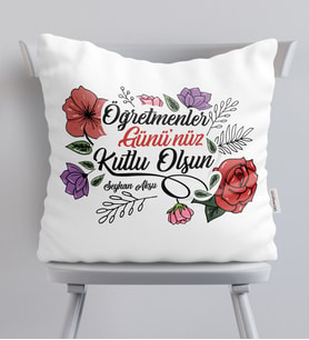 BK Gift Kişiye Özel Öğretmenler Gününüz Kutlu Olsun  Yastık  5