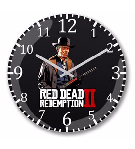Red Dead Redemption  John Marston  Duvar Saati Bombeli Gercek Cam