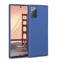 Microsonic Matte Silicone Samsung Galaxy Note 20 Kılıf Lacivert