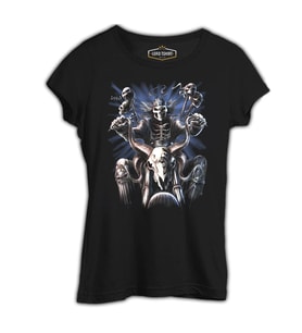 Motosiklet - Ride or Die Siyah Kadın Tshirt