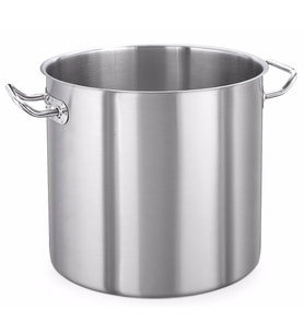 Kapp Kapaksız Çelik Tencere - Silindirik  32x32 cm - 26 Lt (Metal)