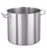 Kapp Kapaksız Çelik Tencere - Silindirik  32x32 cm - 26 Lt (Metal)