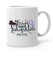 BK Gift Kişiye Özel Evin Yakışıklısı Beyaz Kupa Bardak  1