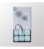 Arty Tablo Dekoratif Çiçekler Tablo (Karışık)