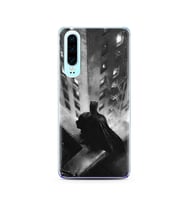 Batman Tasarım Süper Şeffaf Silikon Telefon Kılıfı Huawei P30 