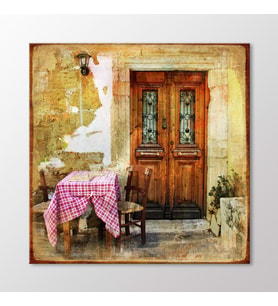 Arty Tablo Sokaktaki Masa Tablo (Karışık)