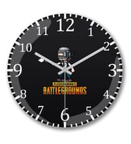 Battlegrounds Pix Duvar Saati Bombeli Gercek Cam
