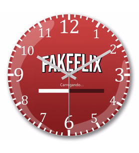 Fakeflix Duvar Saati Bombeli Gercek Cam