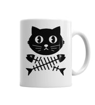 Kill All Men Kedi  Kupa Bardak Porselen